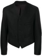 Lemaire Fitted Knit Jacket - Black