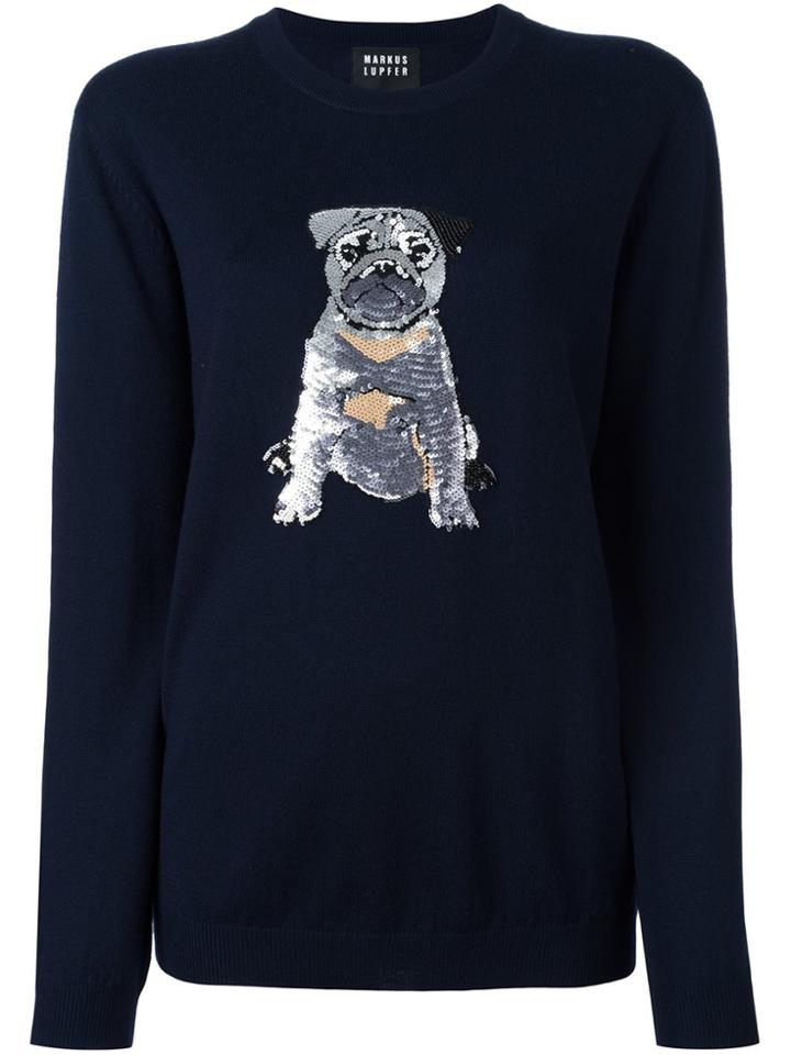 Markus Lupfer 'pug' Jumper - Blue