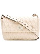 Red Valentino Heart Quilted Shoulder Bag - Nude & Neutrals
