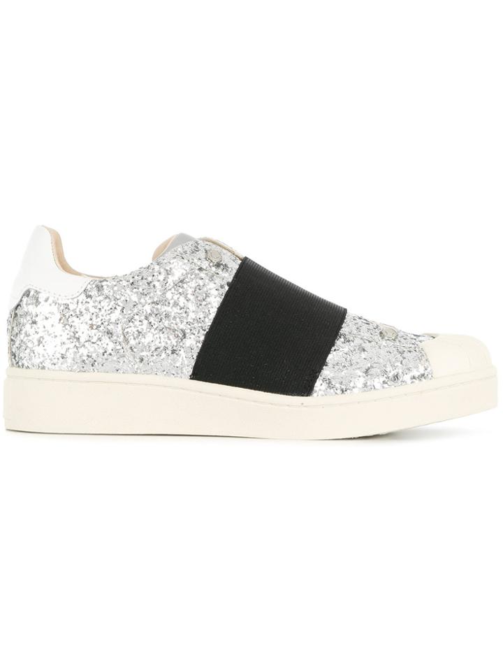 Moa Master Of Arts Sequined Sneakers - Metallic