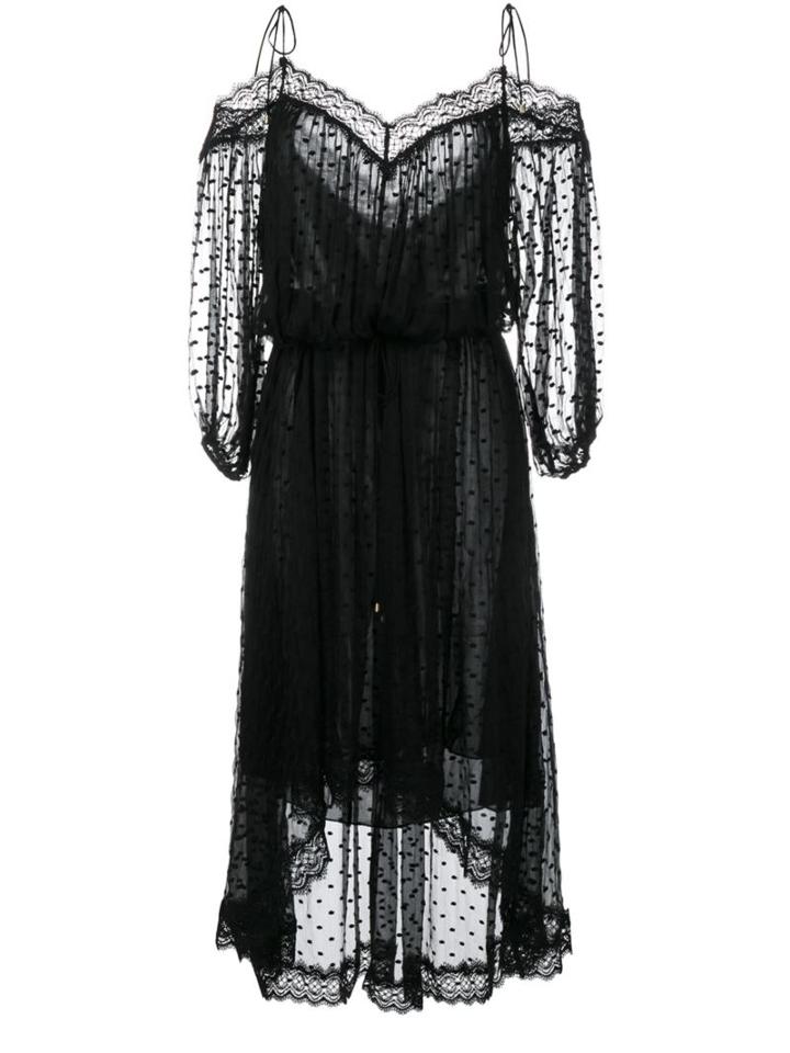 Zimmermann Cold-shoulder Lace Dress