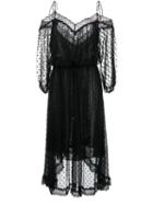 Zimmermann Cold-shoulder Lace Dress