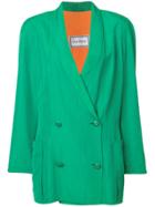 Versace Vintage Double-breasted Blazer - Green
