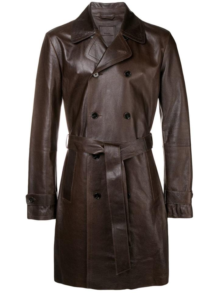 Desa 1972 Double Breasted Coat - Brown