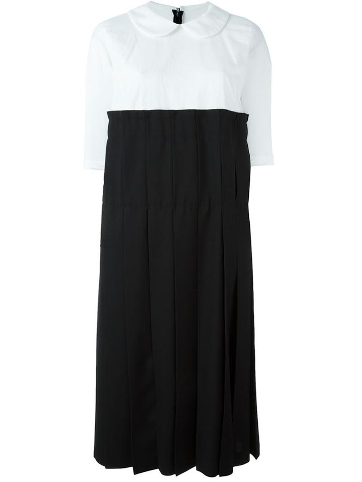 Comme Des Garçons Peter Pan Collar Dress, Women's, Size: Small, Black, Cotton/polyester/wool