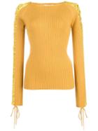 Jonathan Simkhai Crochet Long-sleeved Jumper - Yellow