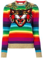 Gucci Rainbow Tiger Jumper - Multicolour