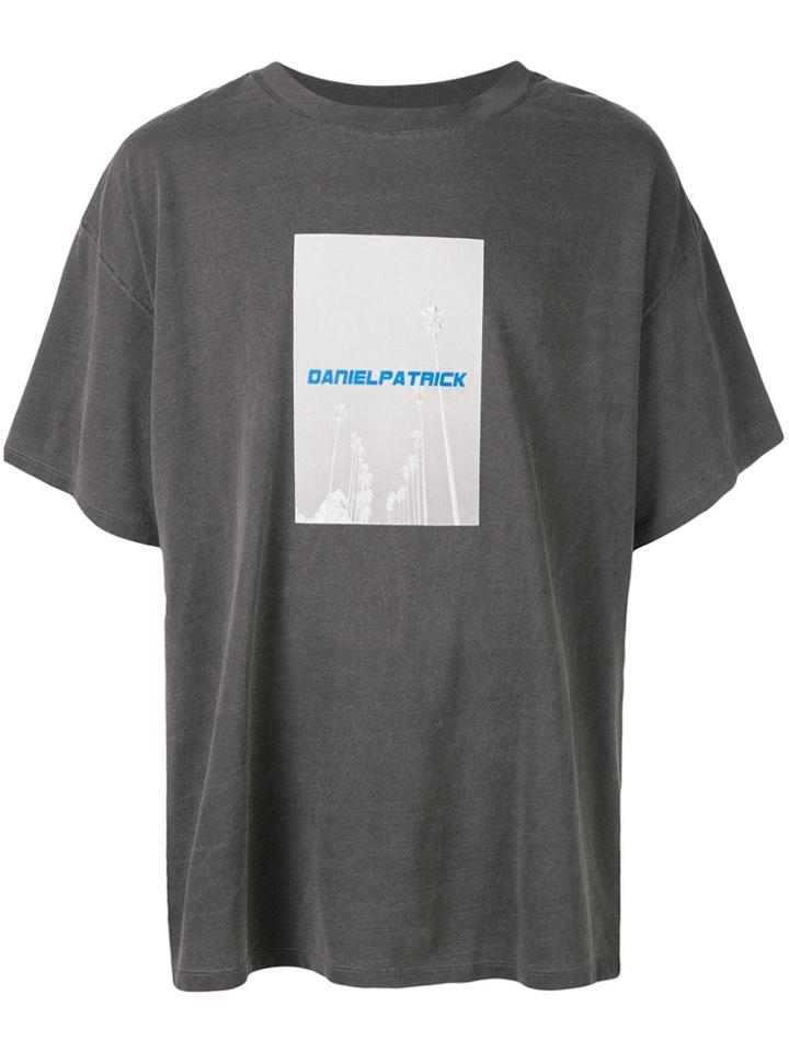 Daniel Patrick Palm Tree T-shirt - Grey
