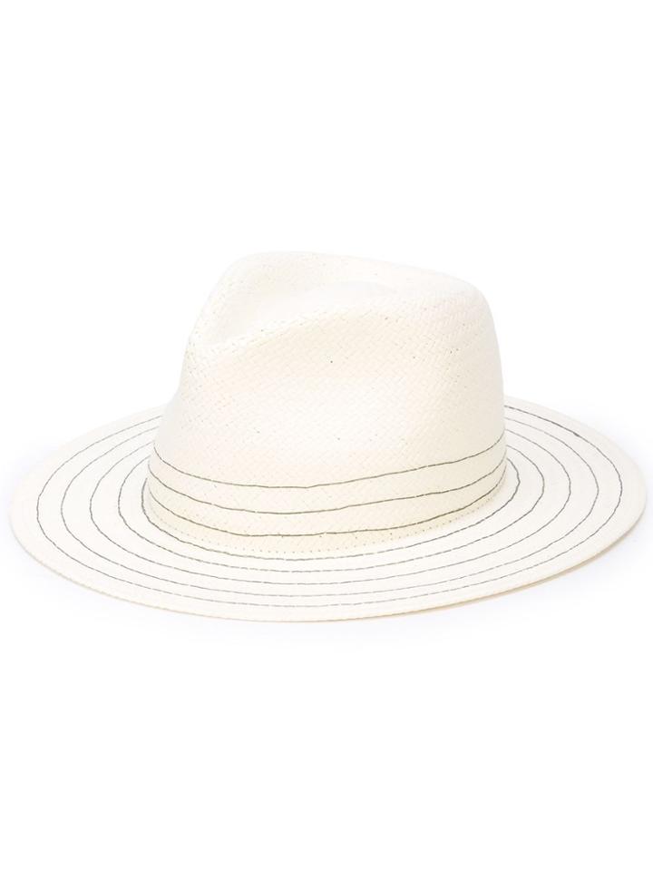 Rag & Bone Classic Strawhat - White