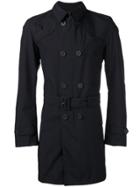 Herno Slim-fit Trench Coat - Blue