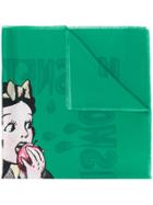 Gucci Snow White Print Scarf - Green