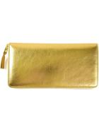 Comme Des Garçons Wallet 'gold' Wallet - Metallic