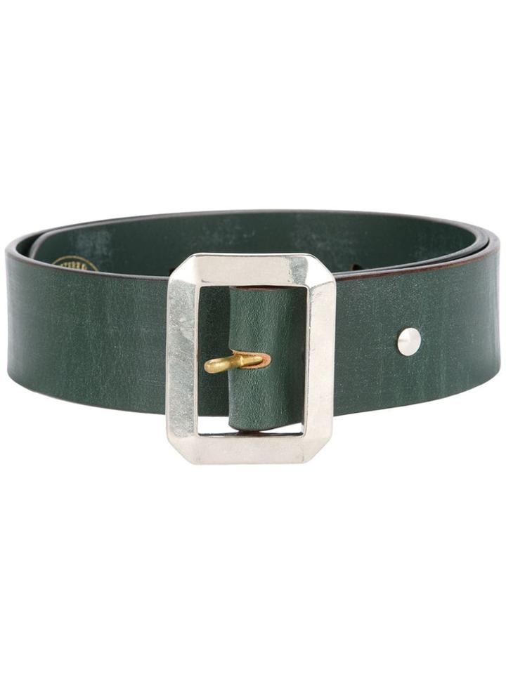 Addict Clothes Japan Rectangle Buckle Belt - Green