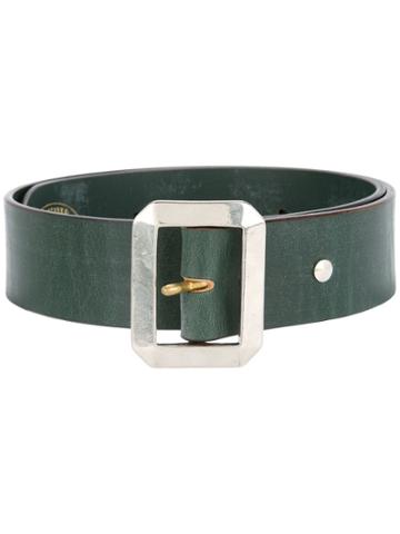 Addict Clothes Japan Rectangle Buckle Belt - Green