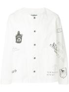 Neighborhood Multiprinted Denim Jacket - White