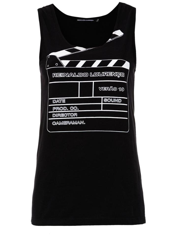 Reinaldo Lourenço Printed Top - Black