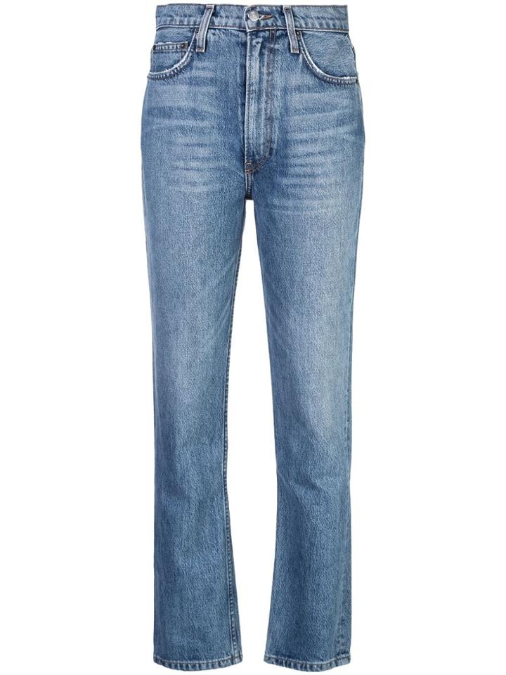Reformation Stevie High Rise Jeans - Blue