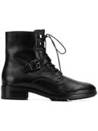 Hogl Buckled Strap Cargo Boots - Black