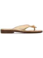 Chanel Pre-owned Cc Turnlock Motif Shoes Sandals - Gold