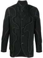Comme Des Garçons Shirt Panelled Twill Jacket - Black