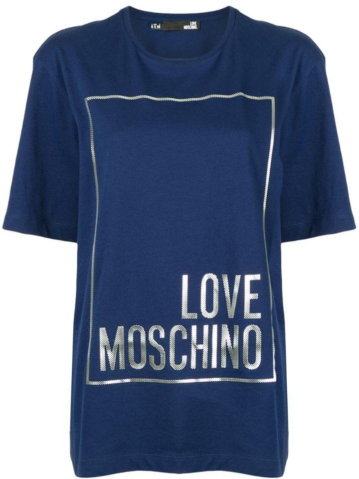 Love Moschino Love T-shirt - Blue