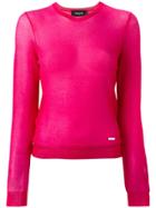 Dsquared2 Glitter Detail Jumper - Pink & Purple