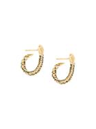 Aurelie Bidermann Mini 'tao' Hoop Earrings - Metallic