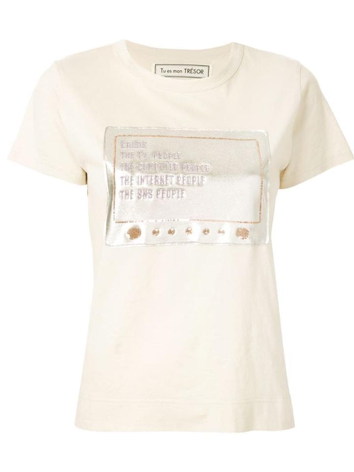 Tu Es Mon Trésor Tv T-shirt - Beige