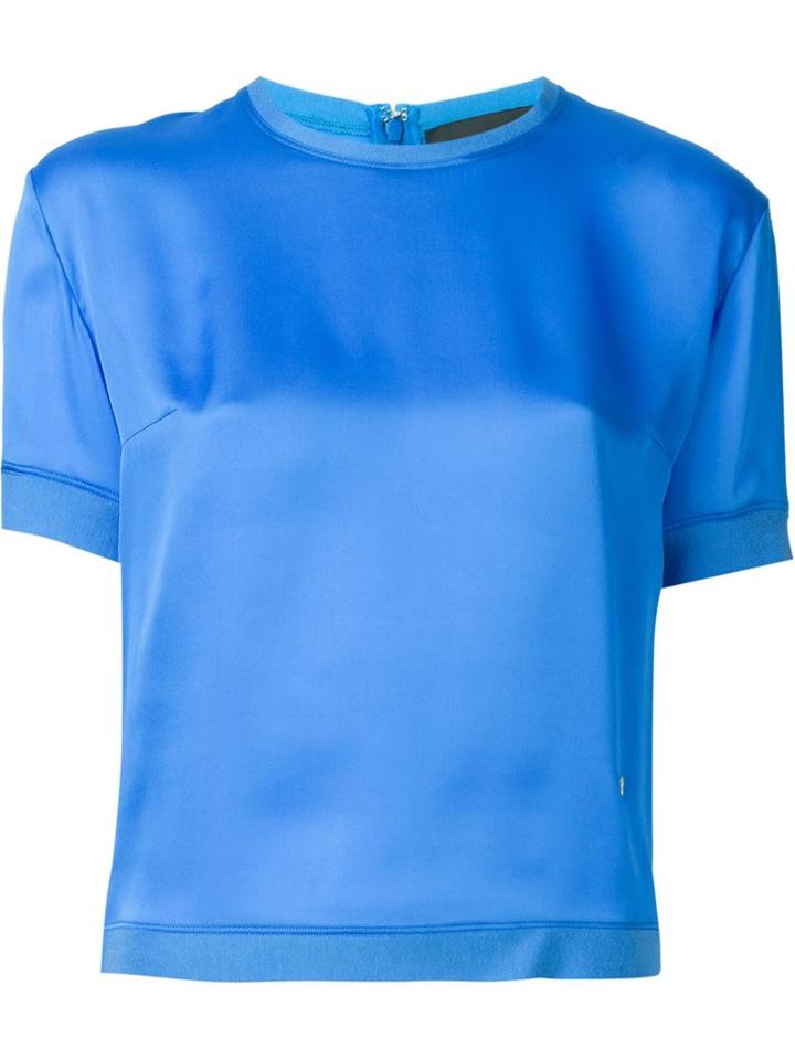 Dsquared2 Holly Top, Women's, Size: 42, Blue, Silk
