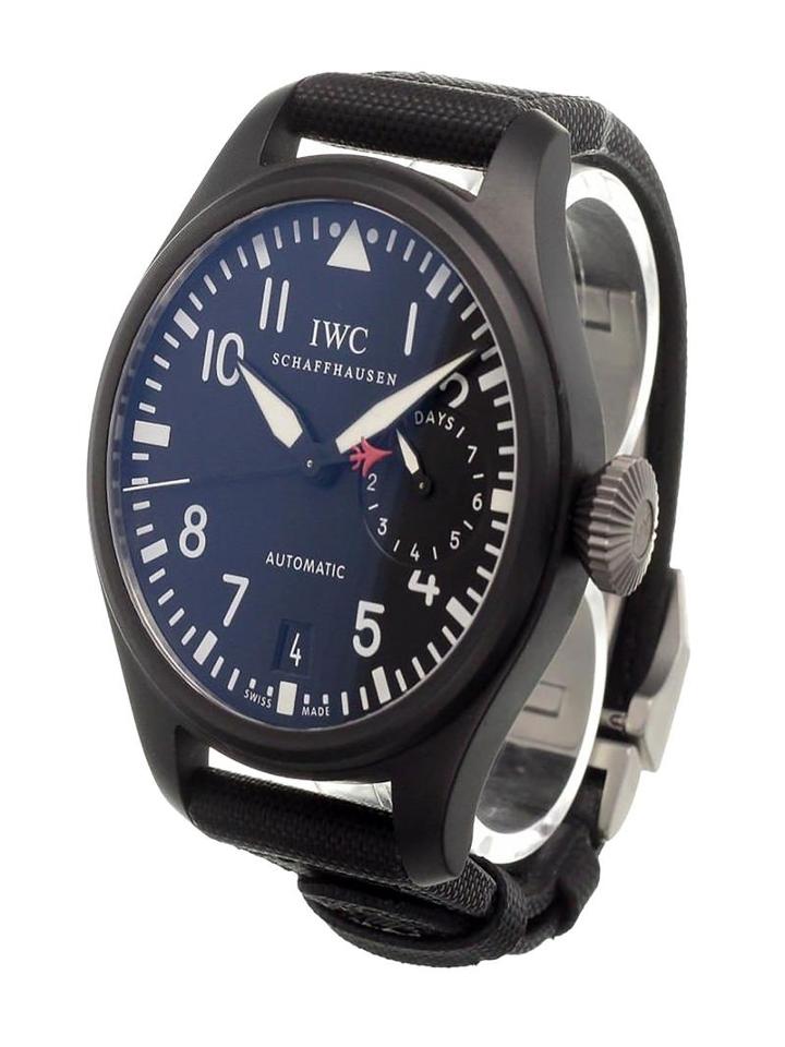Iwc 'big Pilot Top Gun' Analog Watch, Men's