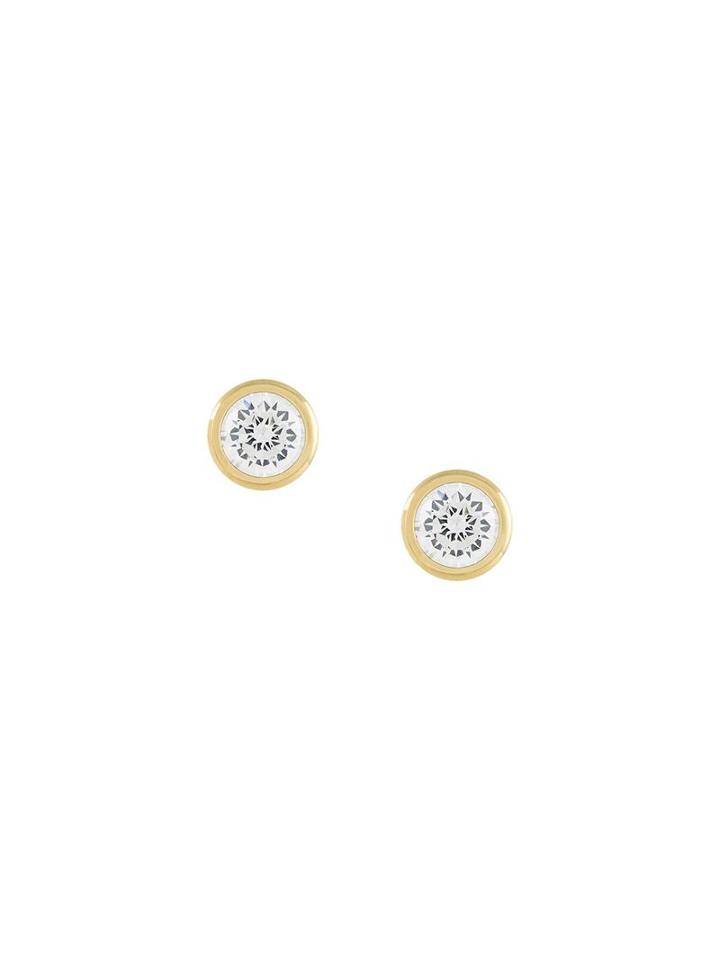 Michael Kors Single Stone Earring, Women's, Nude/neutrals