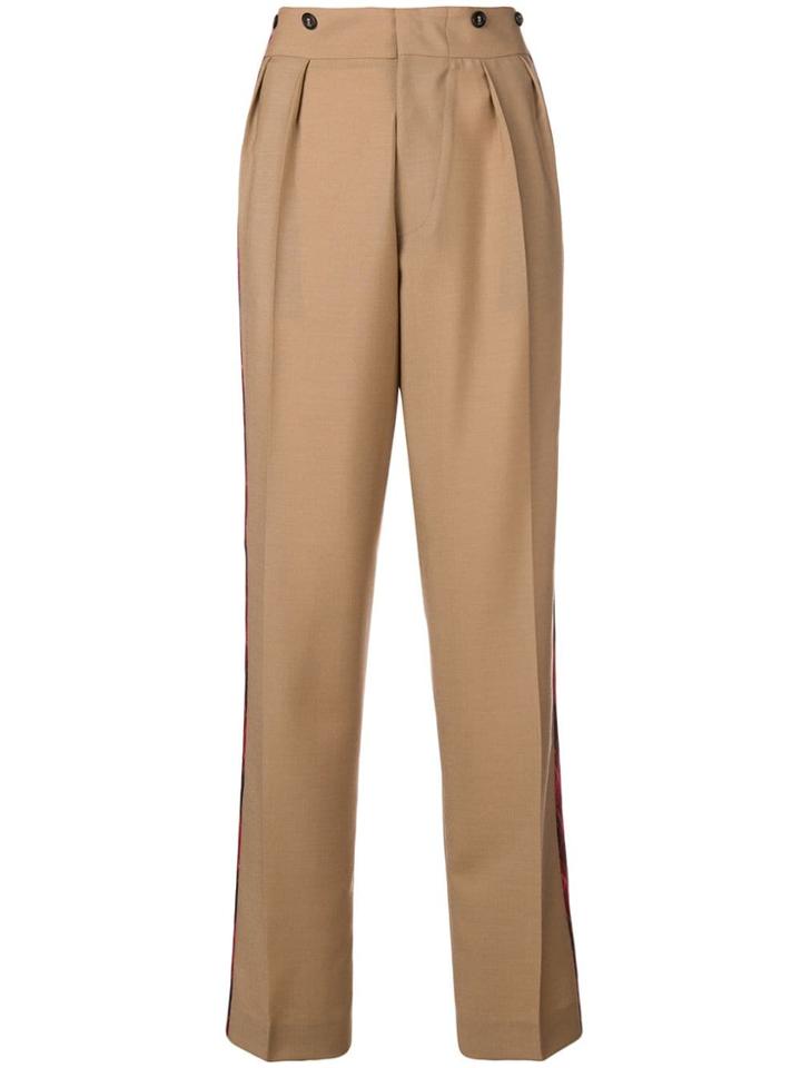No21 Striped Tailored Trousers - Neutrals