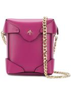 Manu Atelier Micro Pristine Bag - Pink & Purple