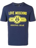 Love Moschino Original Gear Logo T-shirt - Blue