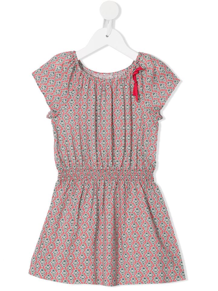 Amaia Abstract Print Elastic Dress, Girl's, Size: 6 Yrs