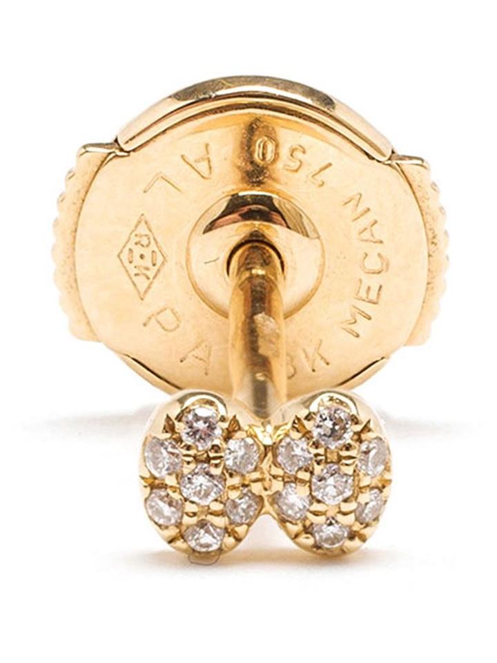 Yvonne Léon Diamond Dragonfly Stud Earring