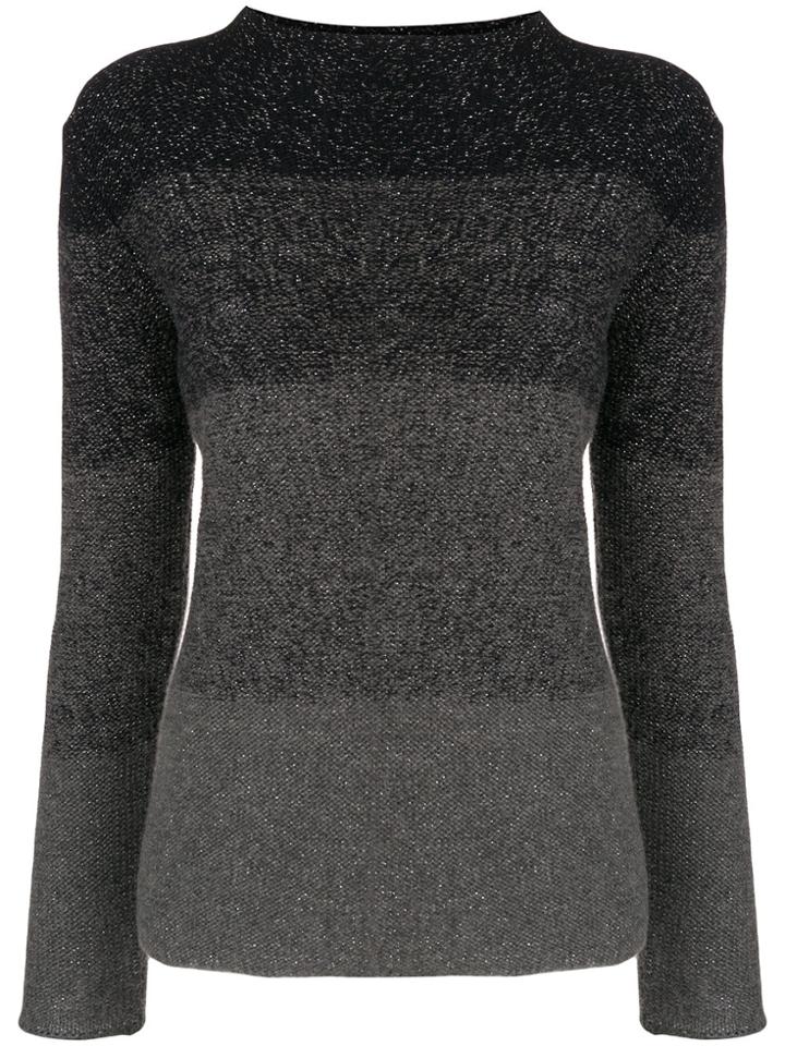 Fabiana Filippi Glitter Paneled Sweatshirt - Blue