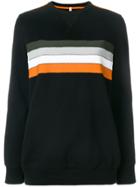 No Ka' Oi Striped Sweatshirt - Black