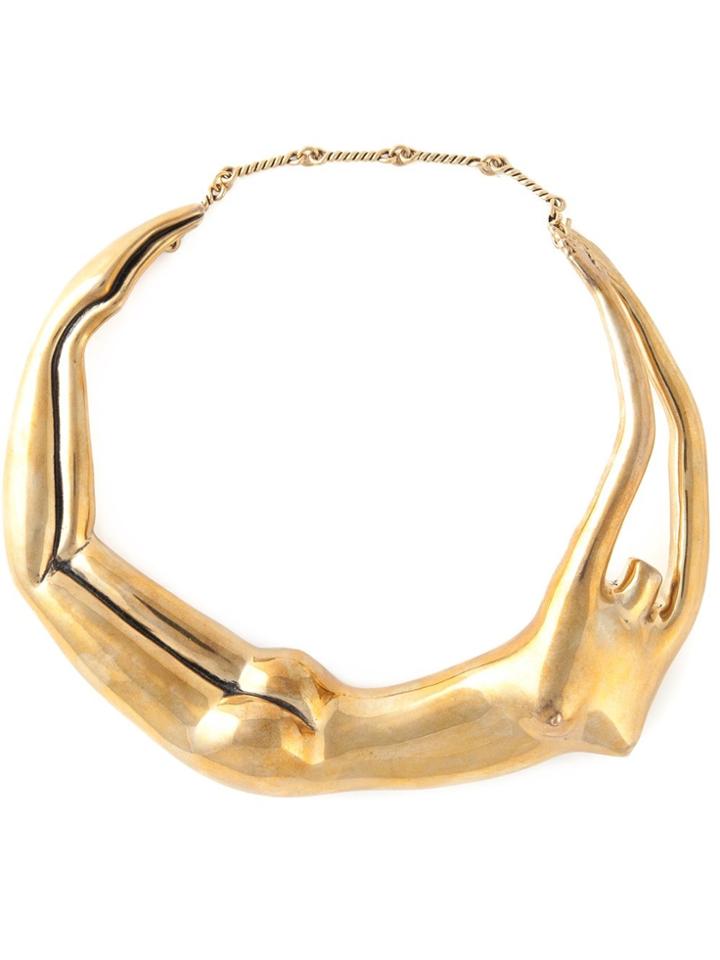 Aurelie Bidermann 'body' Necklace - Metallic