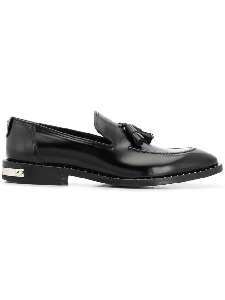 Philipp Plein Tassel Detail Loafers - Black