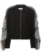 Maison Margiela Fox Fur Sleeve Jacket
