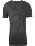 Diesel Black Gold Print V-neck T-shirt