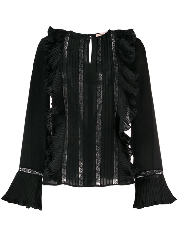 Twin-set Ruffled Shirt - Black