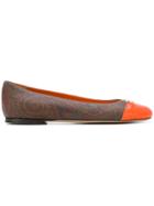 Etro Toe Cap Ballerinas - Multicolour