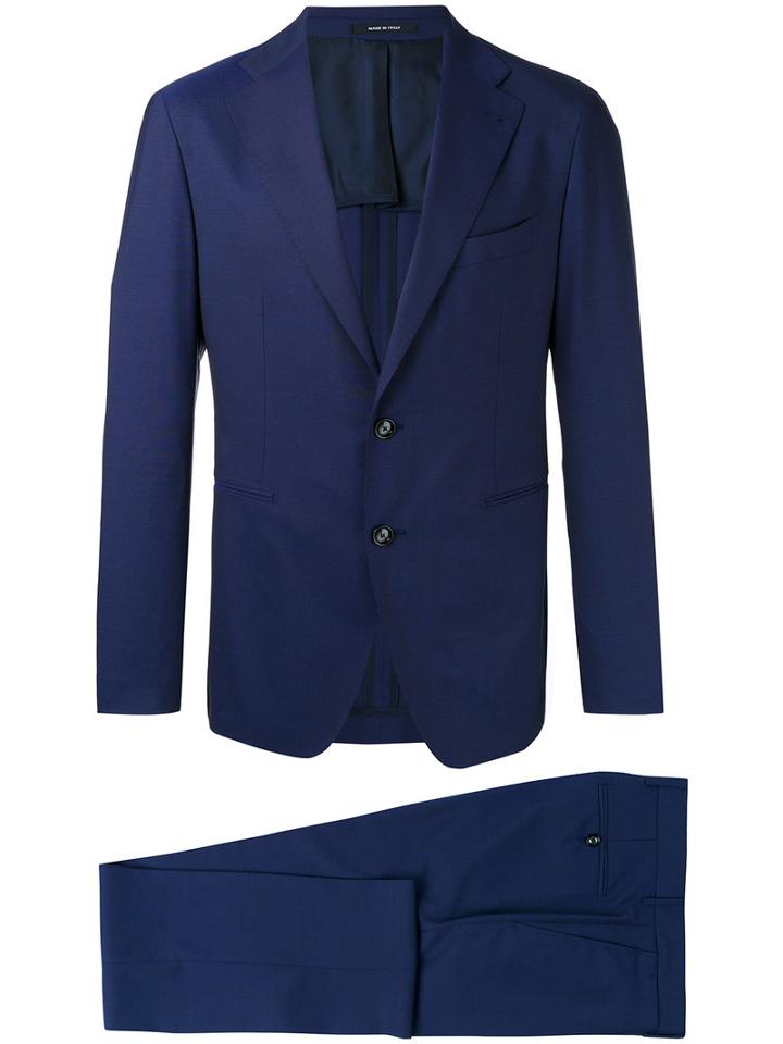 Tagliatore - Two Piece Suit - Men - Cupro/virgin Wool - 46, Blue, Cupro/virgin Wool