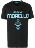 Frankie Morello Printed Short Sleeved T-shirt - Black