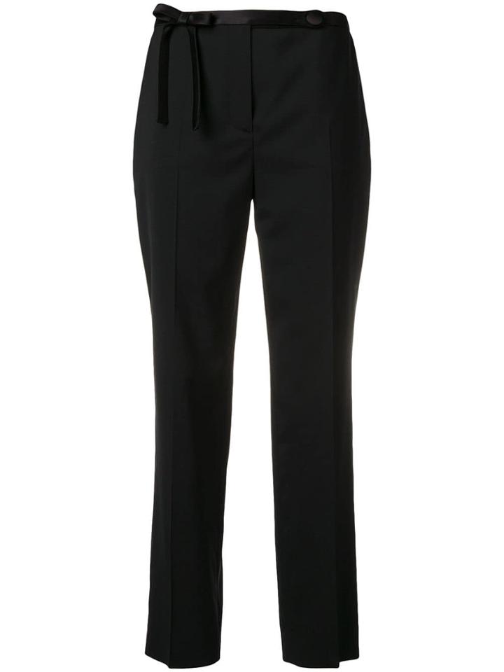 Prada Embellished Tailored Trousers - Black