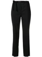 Prada Embellished Tailored Trousers - Black