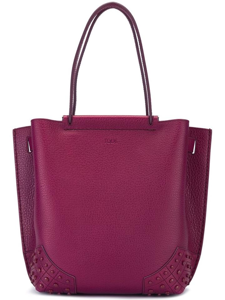 Tod's 'gommini' Tote, Women's, Pink/purple