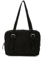 Ann Demeulemeester Buckled Shoulder Bag - Black